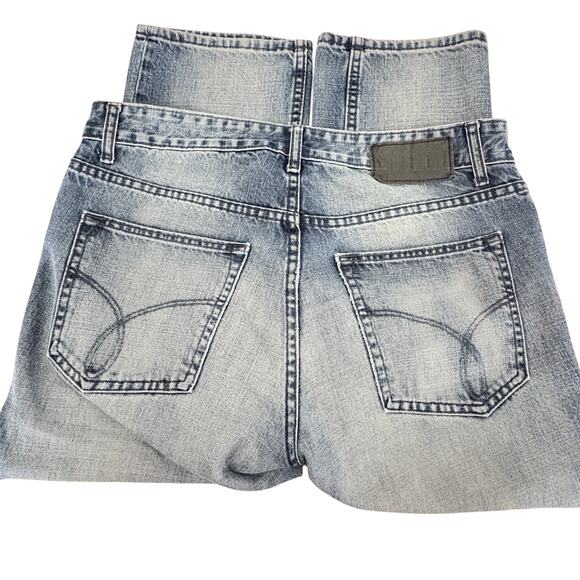 Calvin Klein Slim Straight Jeans Size 31 Light Wash Vintage Look normcore - Picture 1 of 5